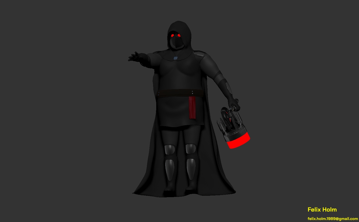 Character Posed Render