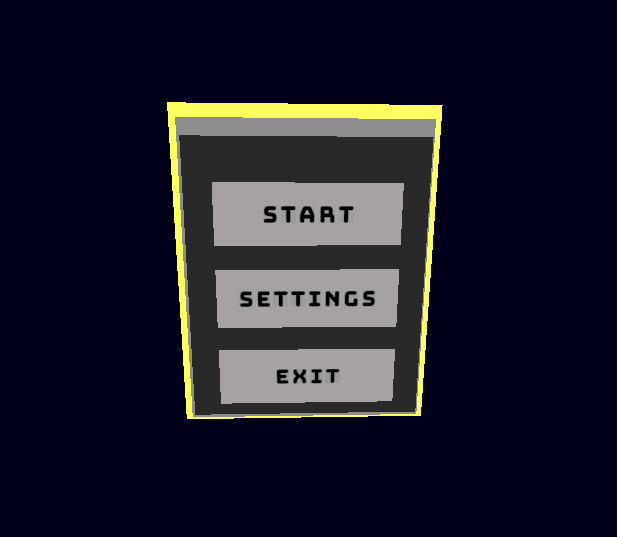 VR Game UI